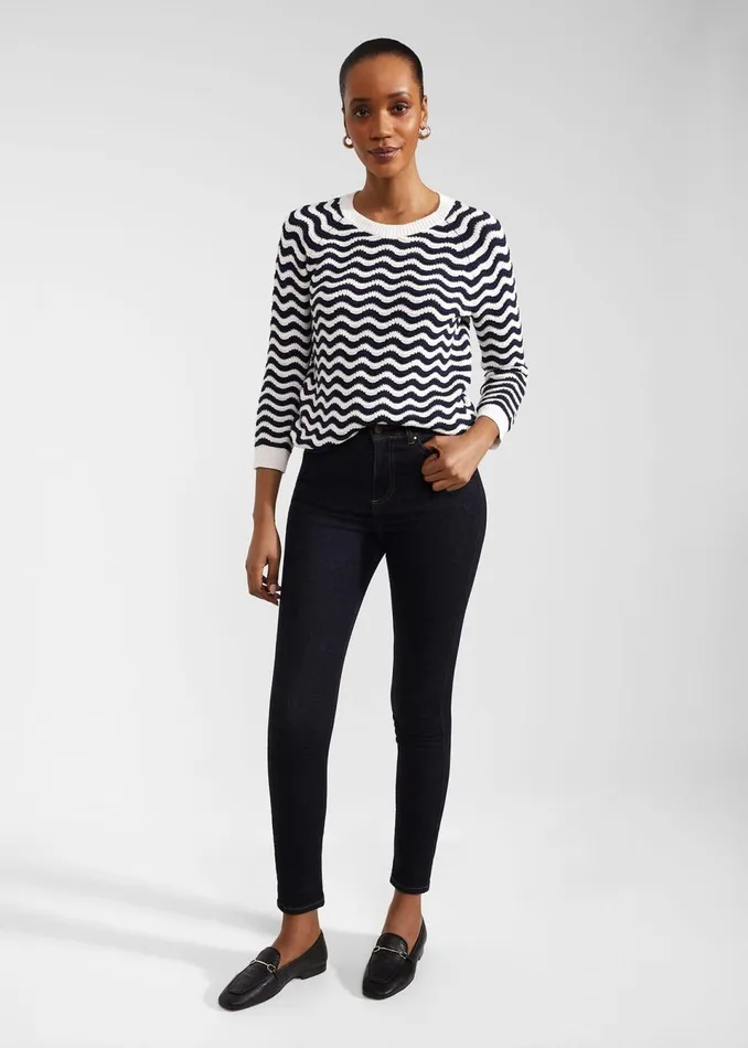 Women Jeans Hobbs Petite Gia Sculpting Jeans Indigo