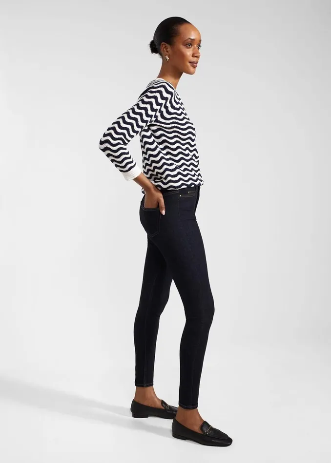 Women Jeans Hobbs Petite Gia Sculpting Jeans Indigo