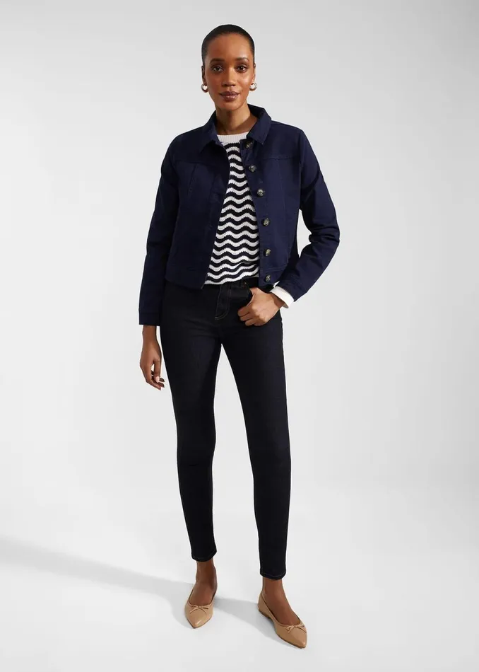 Women Jeans Hobbs Petite Gia Sculpting Jeans Indigo