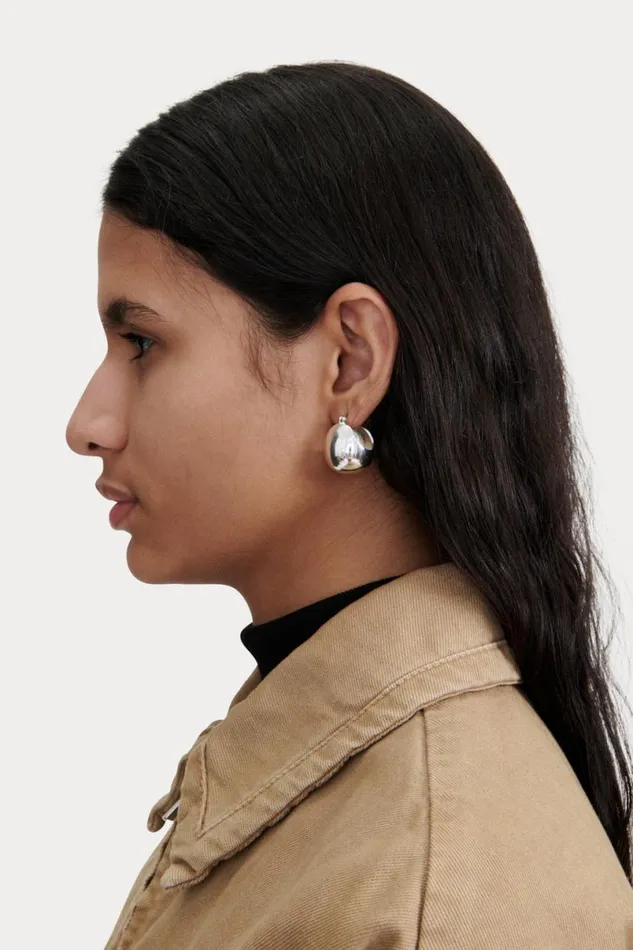 Women Jewelry Rachel Comey Keel Hoop Silver