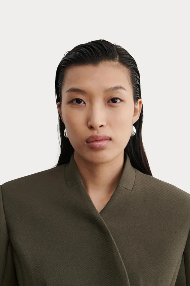 Women Jewelry Rachel Comey Omega Hoop Silver