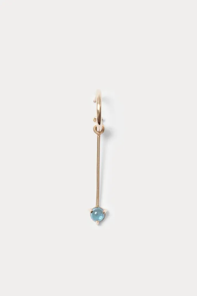 Women Jewelry Rachel Comey Quarry Serr Hoop Earring Single Goldtopaz