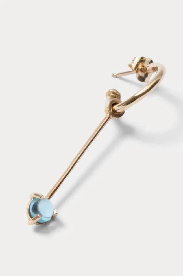 Women Jewelry Rachel Comey Quarry Serr Hoop Earring Single Goldtopaz Women Jewelry Rachel Comey Quarry Serr Hoop Earring Single Goldtopaz