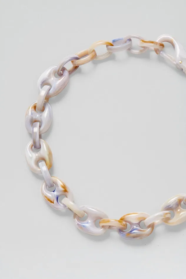 Women Jewelry Scanlan Theodore ITALIAN RESIN MARINER CHOKER MARBLE