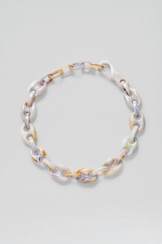 Women Jewelry Scanlan Theodore ITALIAN RESIN MARINER CHOKER MARBLE