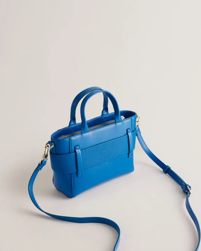 Women JIMISIE 8211 Mini Knot Bow Faux Leather Bag Bright Blue Ted Baker Tote Bags Women JIMISIE 8211 Mini Knot Bow Faux Leather Bag Bright Blue Ted Baker Tote Bags