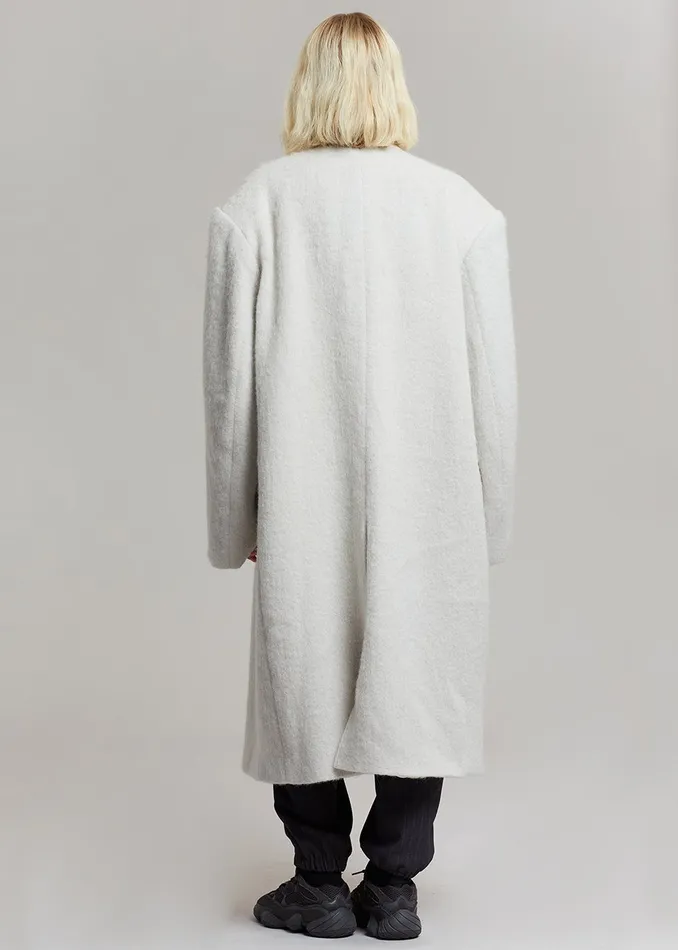 Women John Oversized Coat 8211 Birch The Frankie Shop Outerwear
