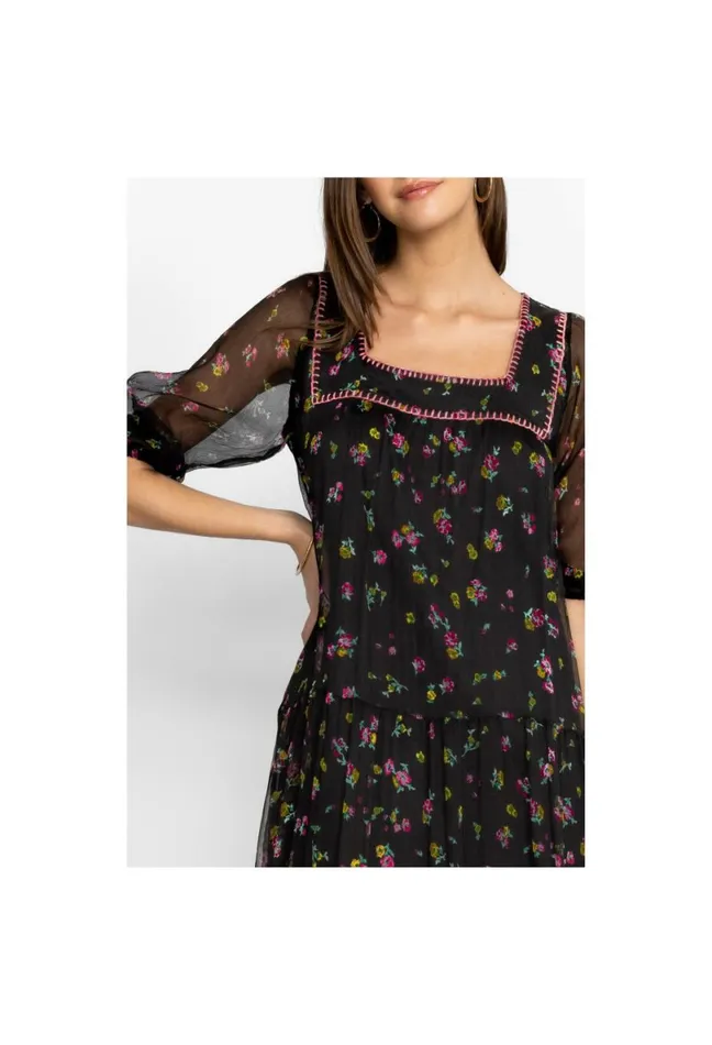 Women Johnny Was Dresses Paige Midi Dress Little Ditsy