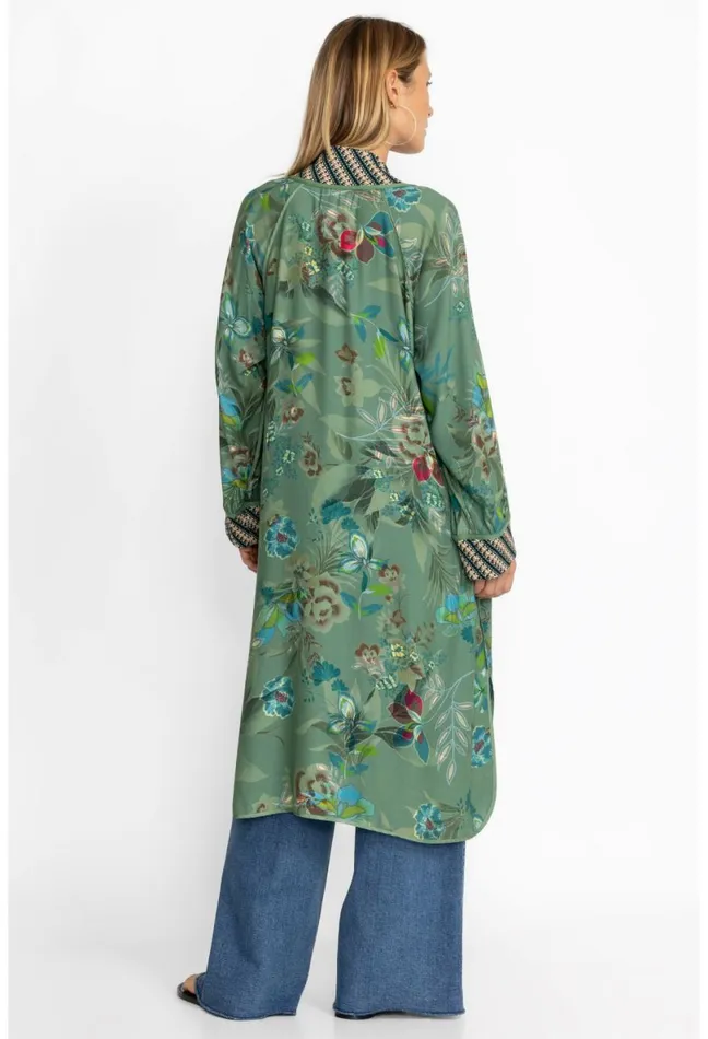 Women Johnny Was Kimonos Lagoon Harmony Kimono Reversible Lagoon