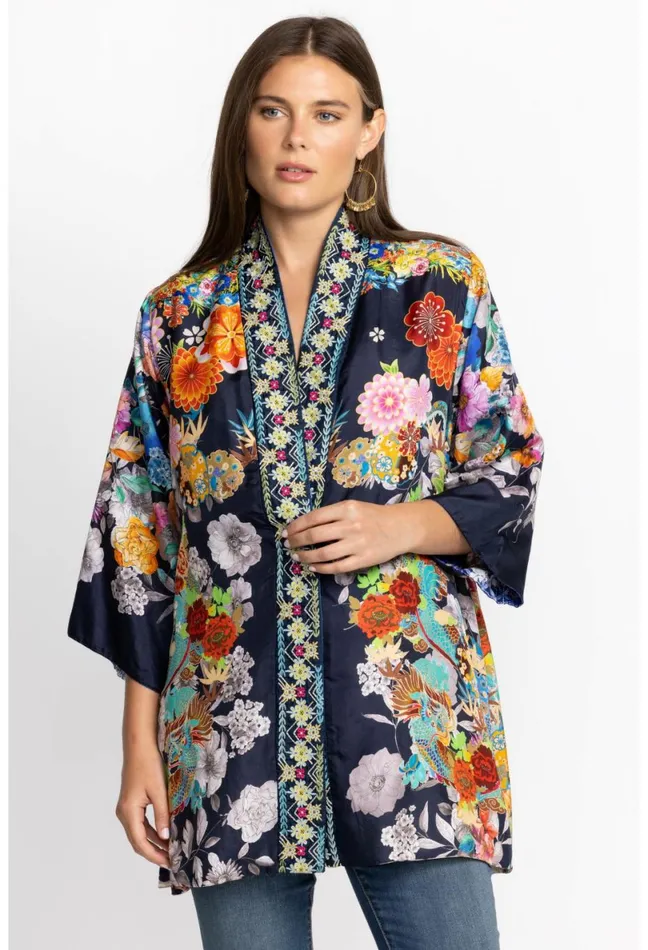 Women Johnny Was Kimonos Narniay Kimono Reversible Pajaro