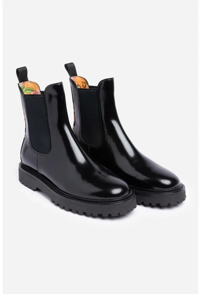 Women Johnny Was Shoes Tate Chelsea Boot Black