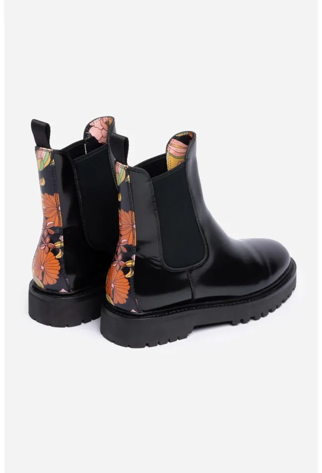 Women Johnny Was Shoes Tate Chelsea Boot Black