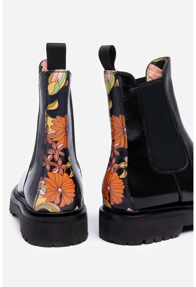Women Johnny Was Shoes Tate Chelsea Boot Black