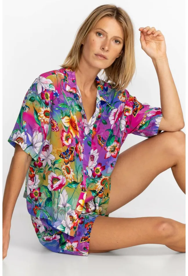 Women Johnny Was Sleepwear Carolyn Short Set Multi