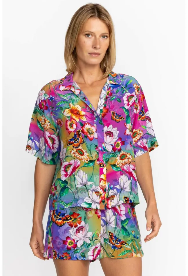 Women Johnny Was Sleepwear Carolyn Short Set Multi