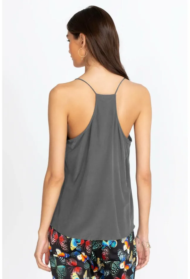 Women Johnny Was Slips and Camis Etta Cami Top Fog