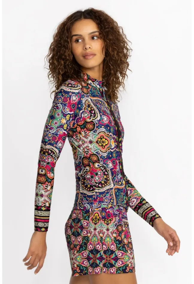 Women Johnny Was Swim and Resort Hannah Surf Shirt Hannah