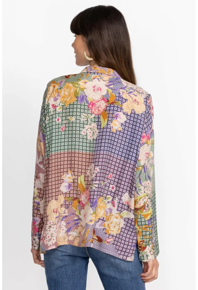 Women Johnny Was Tops Cathron Mingle Blouse Cathron