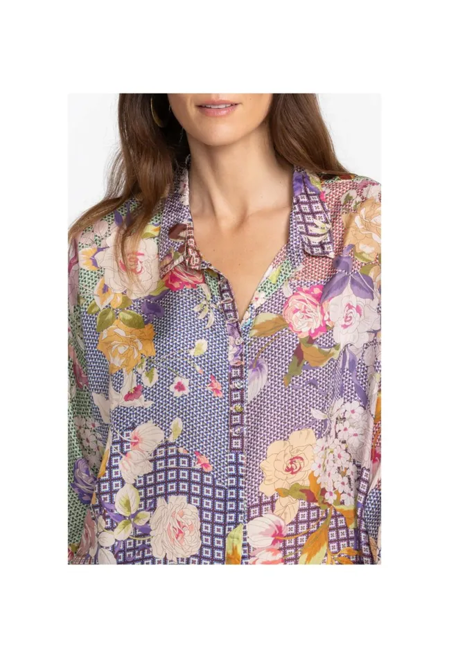 Women Johnny Was Tops Cathron Mingle Blouse Cathron