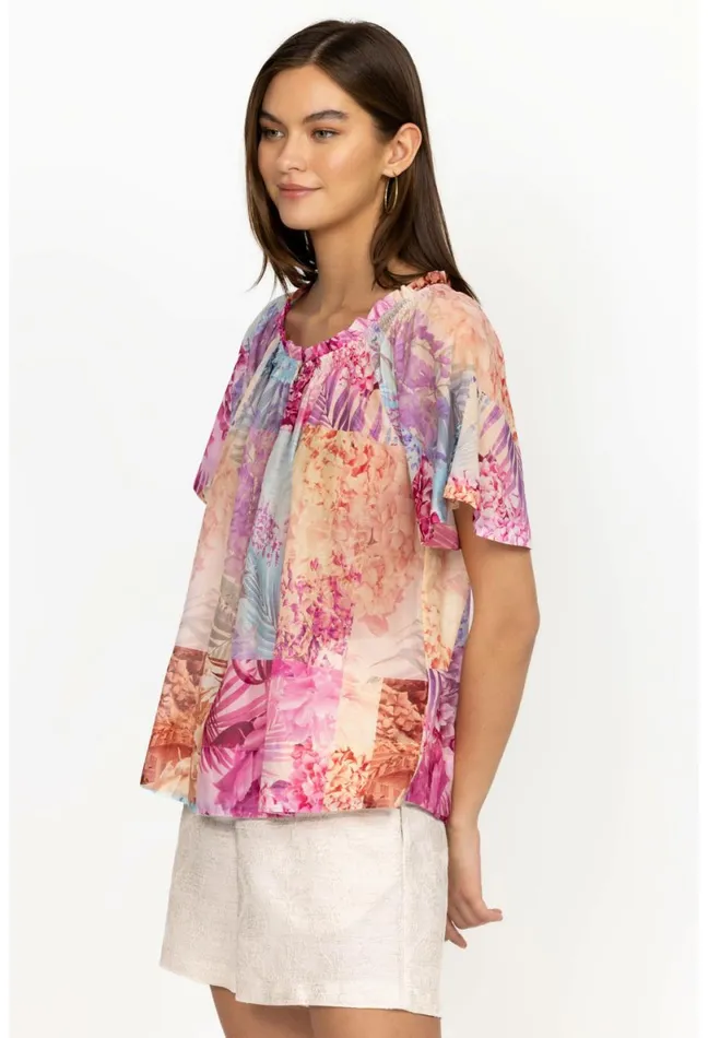 Women Johnny Was Tops Esme Peasant Blouse Bliss