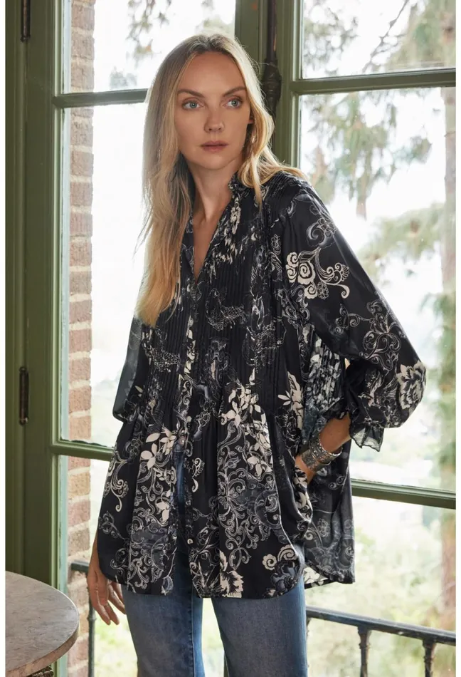 Women Johnny Was Tops Olivia Kita Tunic Olivia