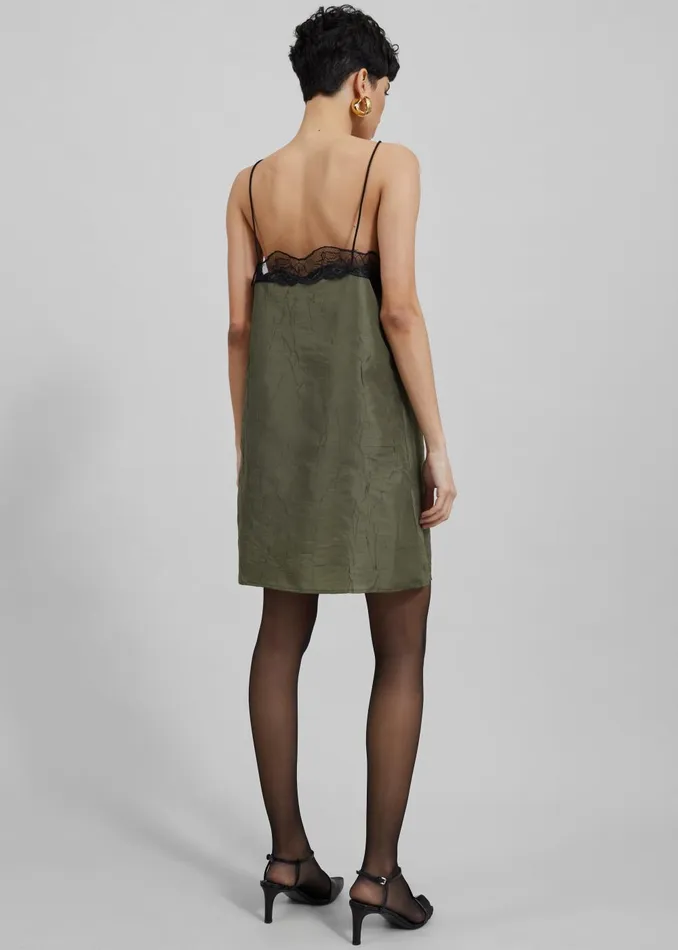 Women Julia Slip Dress 8211 Khaki The Frankie Shop Dresses
