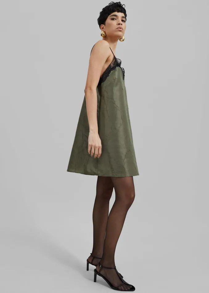 Women Julia Slip Dress 8211 Khaki The Frankie Shop Dresses