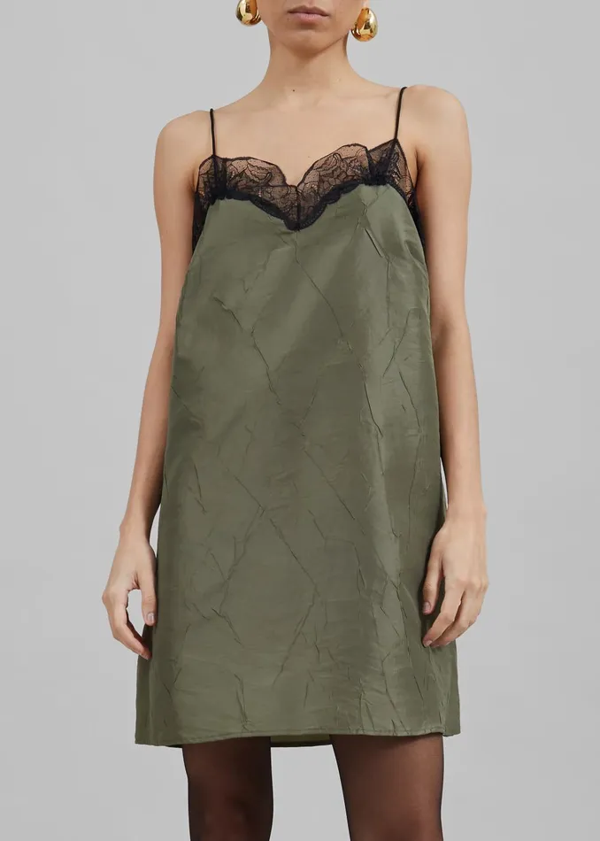 Women Julia Slip Dress 8211 Khaki The Frankie Shop Dresses