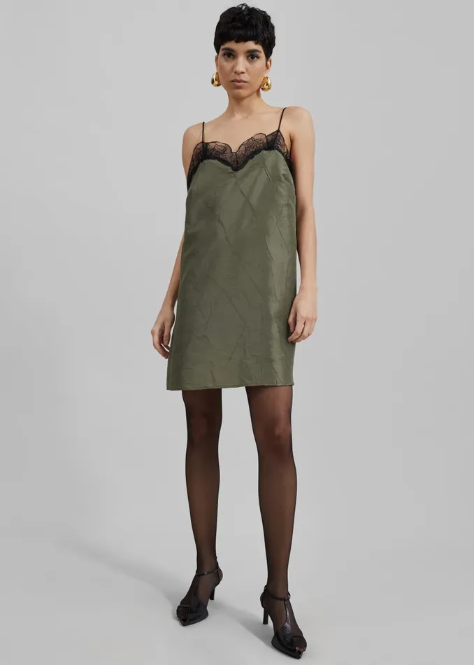 Women Julia Slip Dress 8211 Khaki The Frankie Shop Dresses