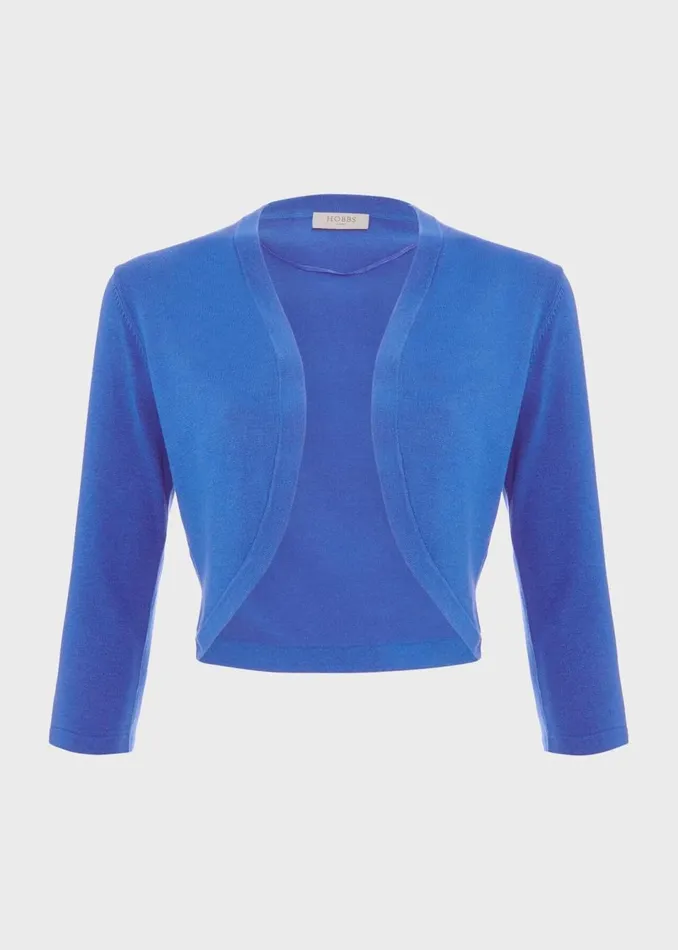 Women Jumpers and Cardigans Hobbs Carrie Bolero Lapis Blue