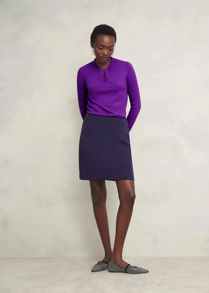 Women Jumpers and Cardigans Hobbs Effie Jumper Amaranth Purple