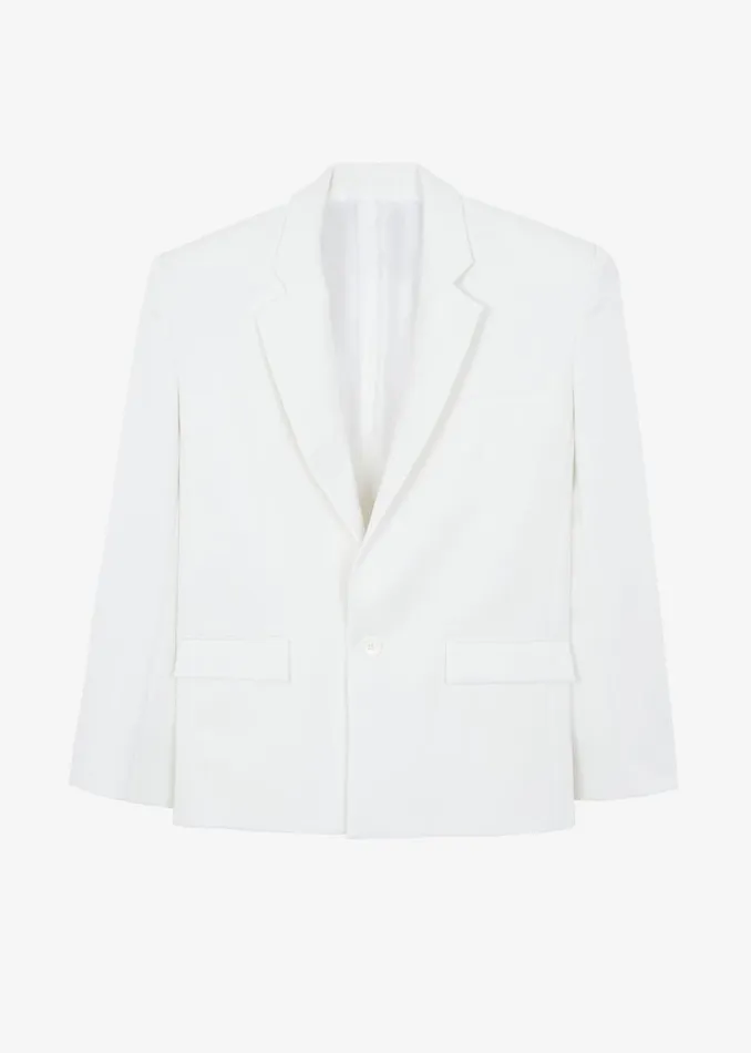 Women Jun Blazer 8211 White The Frankie Shop Outerwear