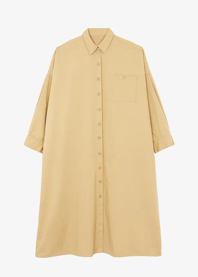 Women Kason Oversized Shirt Dress 8211 Sahara The Frankie Shop Dresses