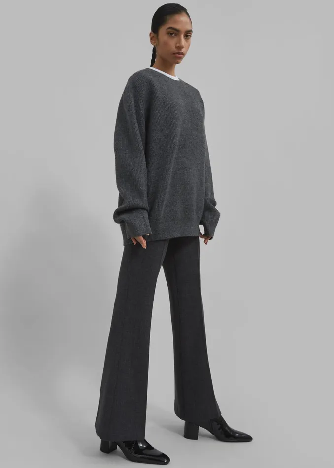 Women Kennedy Pants 8211 Grey The Frankie Shop Bottoms