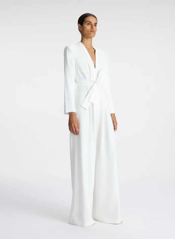 Women Kieran II WideLeg Jumpsuit White ALC Jumpsuits