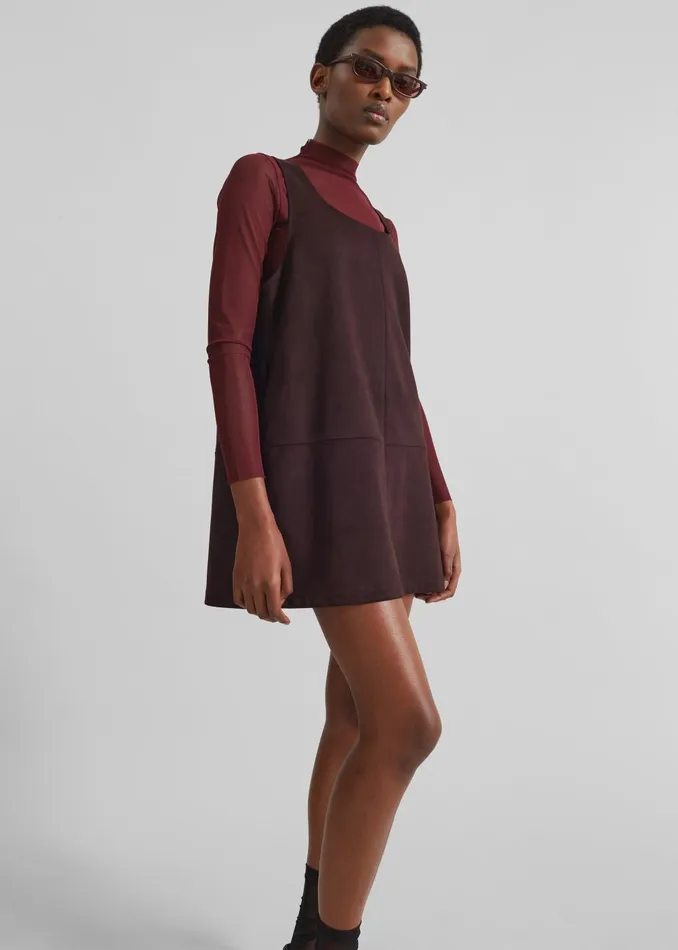 Women Kildare Faux Suede Dress 8211 Plum The Frankie Shop Dresses
