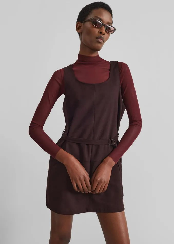 Women Kildare Faux Suede Dress 8211 Plum The Frankie Shop Dresses