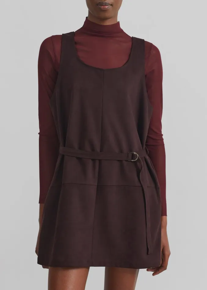 Women Kildare Faux Suede Dress 8211 Plum The Frankie Shop Dresses
