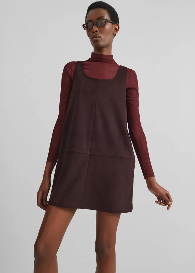 Women Kildare Faux Suede Dress 8211 Plum The Frankie Shop Dresses
