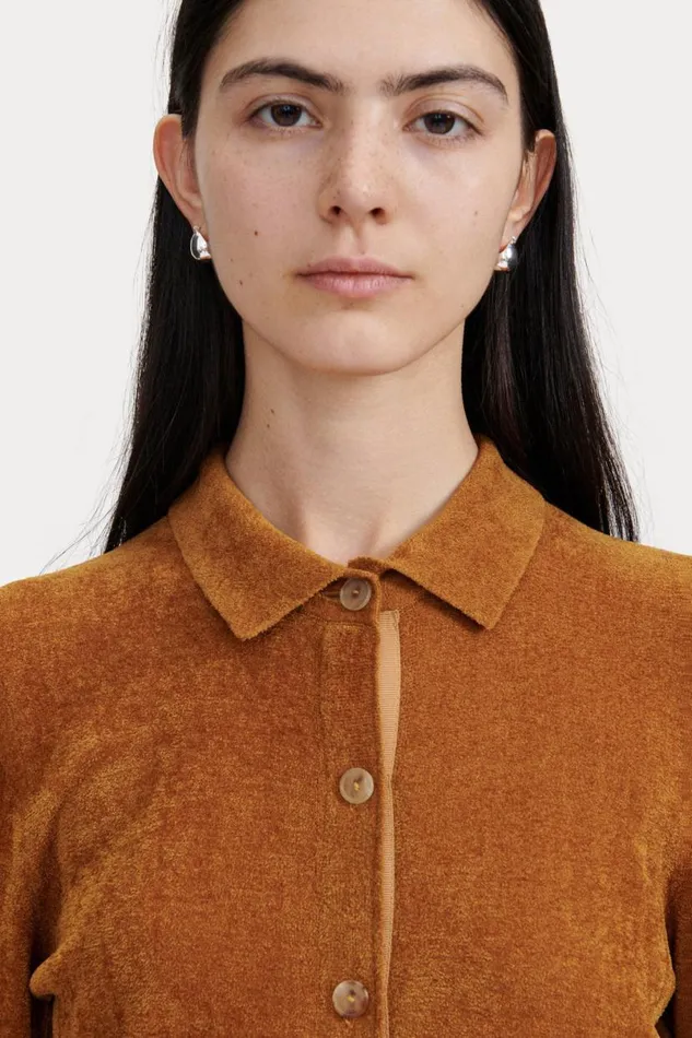 Women Knits Rachel Comey Calm Shirt Old Gold Women Knits Rachel Comey Calm Shirt Old Gold