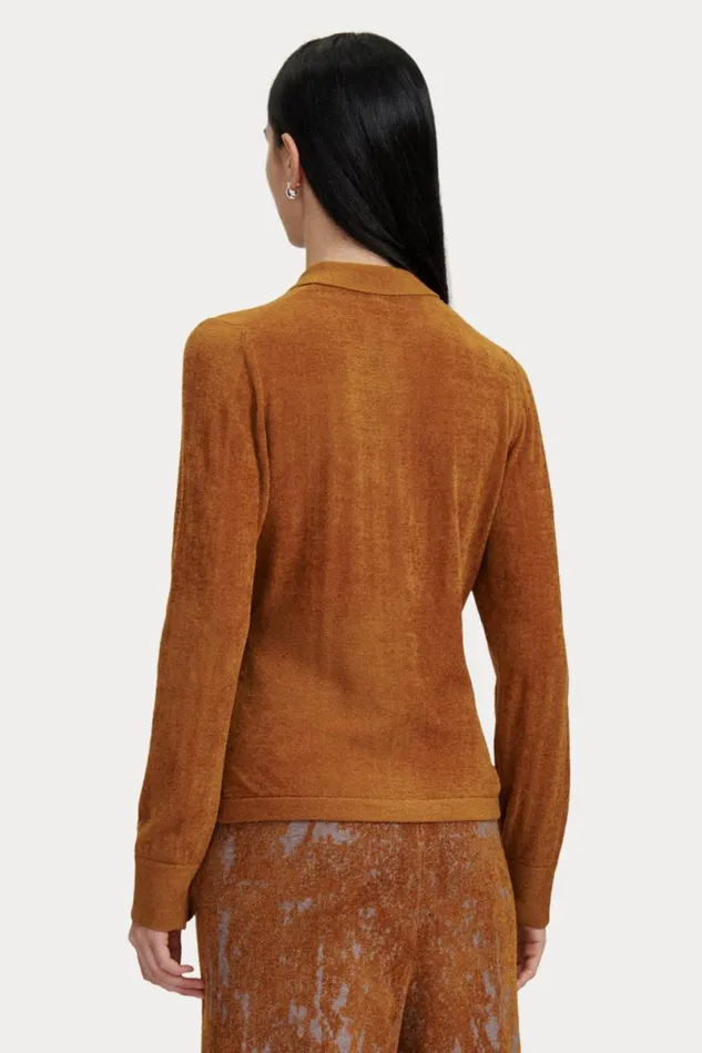 Women Knits Rachel Comey Calm Shirt Old Gold Women Knits Rachel Comey Calm Shirt Old Gold