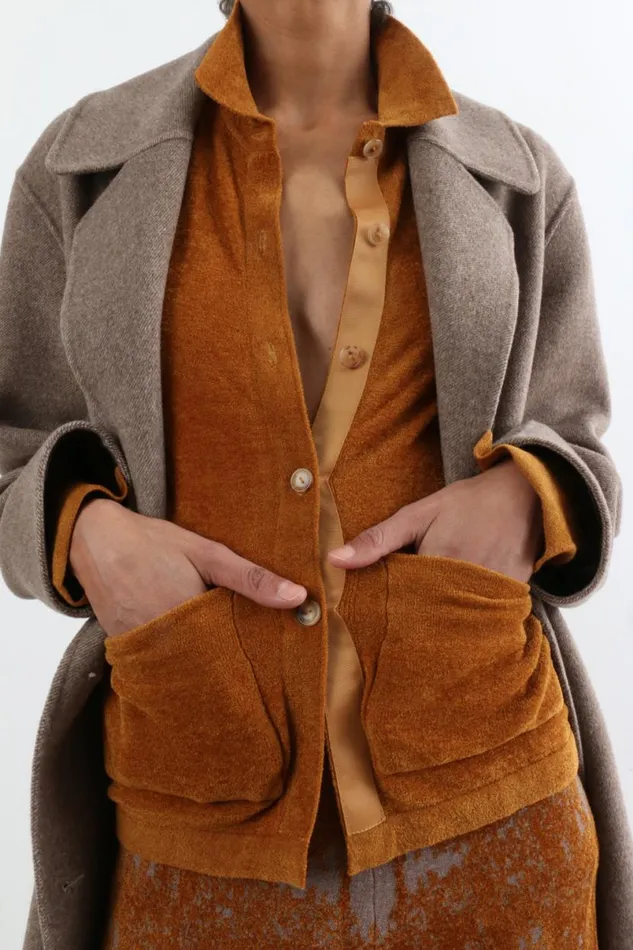 Women Knits Rachel Comey Calm Shirt Old Gold Women Knits Rachel Comey Calm Shirt Old Gold