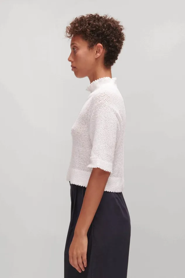 Women Knits Rachel Comey Cropped Tee Black