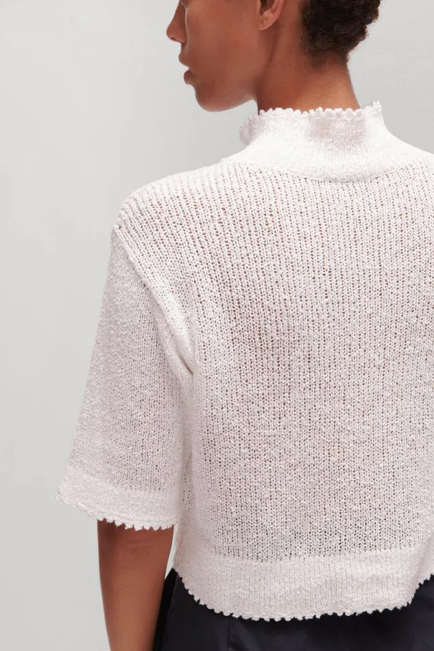 Women Knits Rachel Comey Cropped Tee Black