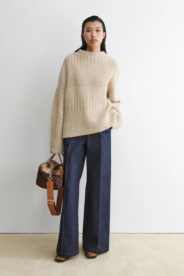 Women Knits Rachel Comey Lucus Sweater Cream Women Knits Rachel Comey Lucus Sweater Cream