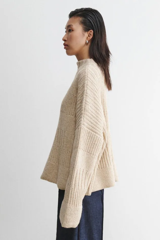 Women Knits Rachel Comey Lucus Sweater Cream Women Knits Rachel Comey Lucus Sweater Cream