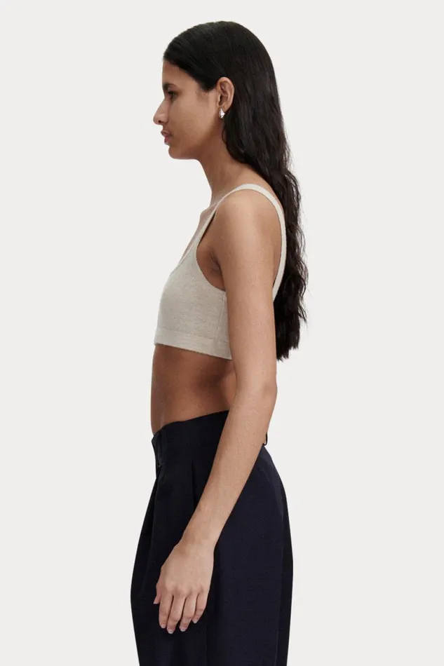 Women Knits Rachel Comey Sini Bra Top Cream