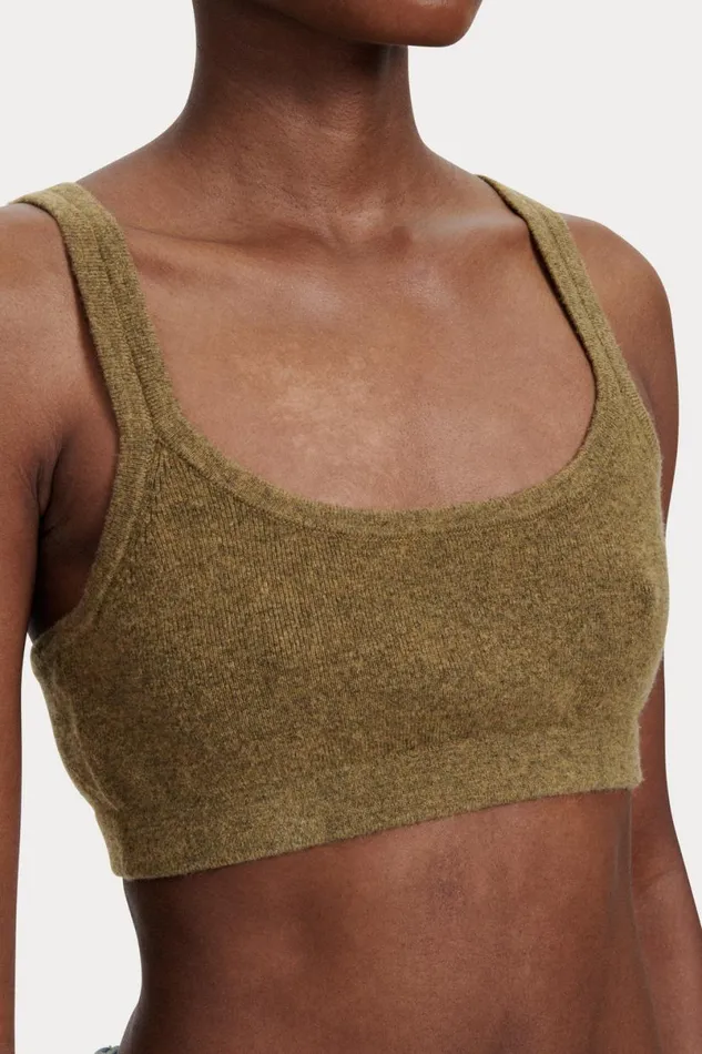 Women Knits Rachel Comey Sini Bra Top Cream
