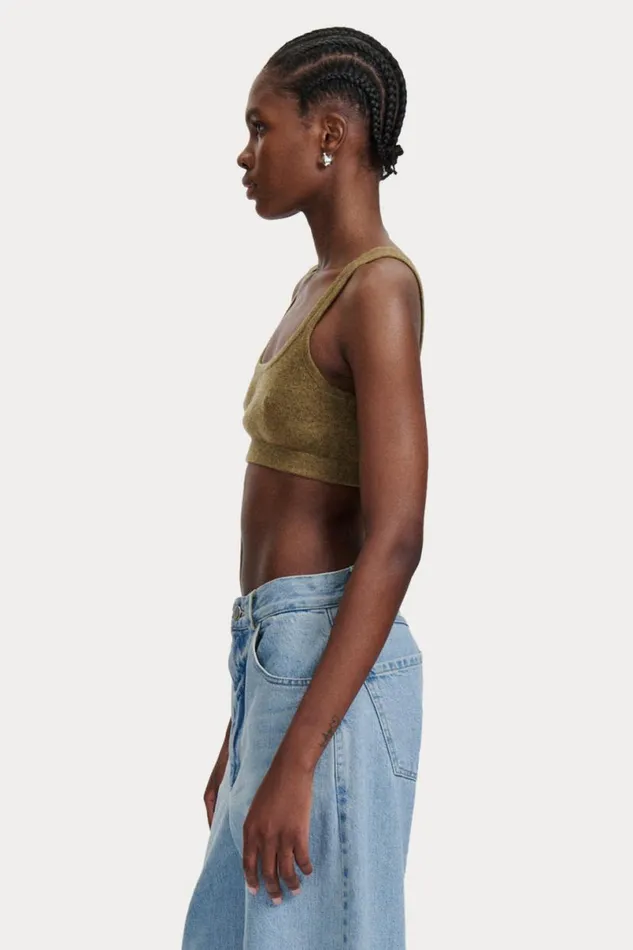 Women Knits Rachel Comey Sini Bra Top Cream