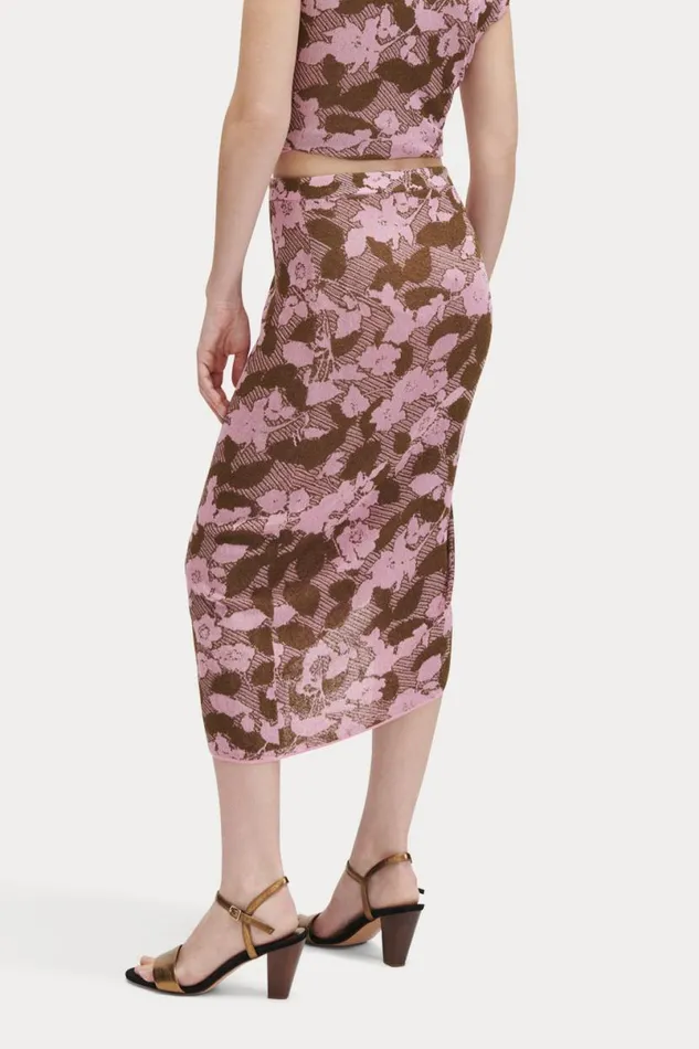 Women Knits Rachel Comey Volo Skirt Pink Multi